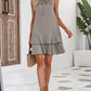 👗 LIMITED-TIME 50% RABATT! ✨ Damenkleid mit Schleife – Geometrisches Muster, Baumwollmischung, Vielseitig 🌸