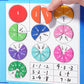 💎 60% RABATT! 💎 Magnetisches Bruchpuzzle für Kinder – Montessori-Lernspielzeug aus Holz, Fördert Mathe-Verständnis & Feinmotorik 🧩🔢