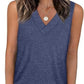 👕 LIMITED-TIME 50% RABATT! ✨ Damen V-Ausschnitt Tanktop – Ärmellos, Locker, Figurformend ☀️
