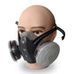 💎 50% RABATT! 💎 Aktivkohle-Anti-Staub-Doppeltank-Gasmaske – Doppelfilter, Gas- & Partikelschutz, inkl. Schutzbrille & 10 Filtern 🔥🛡️