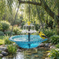 📢📢50% OFF !! ⏰Solar Cascade Hanging Bird Bath Fountain