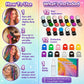 📢📢50% OFF & In Stock⏰ 🌈12-Color Temporary Hair Chalk Applicator Set