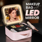 📢📢40% OFF !! ⏰Flawless Makeup Anywhere – Portable LED Mirror Makeup Bag!✨