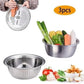 🍽️ 50% RABATT! 3-in-1 Edelstahl-Küchensieb-Set – Rostfrei, Vielseitig & Lebensmittelecht 👨‍🍳
