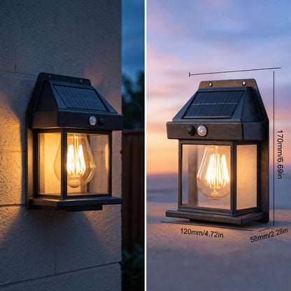 🔥50% DISCOUNT – Don’t Miss Out🔥 Solar Tungsten Wall Light – Motion Sensor, Dusk to Dawn, IP65 Waterproof ✨