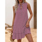 👗 LIMITED-TIME 50% RABATT! ✨ Damenkleid mit Schleife – Geometrisches Muster, Baumwollmischung, Vielseitig 🌸