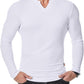 💎 56% RABATT! 💎 Herren Fitness-Langarmshirt – Atmungsaktiv, Elastisch & Gestreift für Training, Laufen & Basketball (S–3XL) 🏀👕
