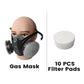 💎 50% RABATT! 💎 Aktivkohle-Anti-Staub-Doppeltank-Gasmaske – Doppelfilter, Gas- & Partikelschutz, inkl. Schutzbrille & 10 Filtern 🔥🛡️