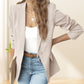 💎 -50% AUF DIE ELEGANTE SOFT-JACKE! 💎 Klassisches Revers, Ein-Knopf-Design & Luxus-Stoff für Büro & Freizeit🧥✨