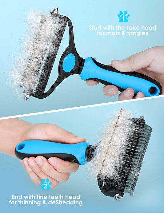 🐶 KAUFE 2, ERHALTE 1 GRATIS! 🐱 Professionelles Enthaarungs-Tool für Hunde & Katzen – Entfernt lose Haare effektiv, sanft zur Haut & einfache Reinigung – perfekt für glatte oder lange Felle 🧼