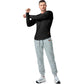 💎 56% RABATT! 💎 Herren Fitness-Langarmshirt – Atmungsaktiv, Elastisch & Gestreift für Training, Laufen & Basketball (S–3XL) 🏀👕