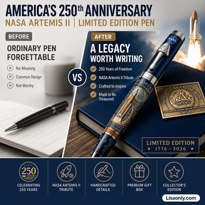 📢📢50% OFF & Only 2,500 Exist.⏰Yours Could Be #1.🔥250th U.S. Anniversary Pen