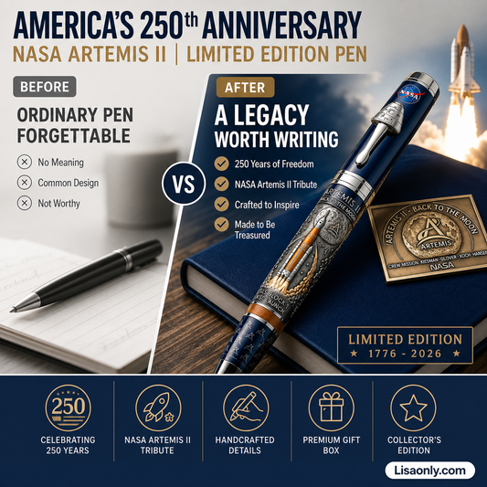 📢📢50% OFF & Only 2,500 Exist.⏰Yours Could Be #1.🔥250th U.S. Anniversary Pen