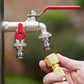 🔥 LIMITIERT: 50% RABATT! 🚰 WRAS-zugelassener Doppelauslass-Außenhahn – Frostsicheres Messing, Eingebautes Rückschlagventil (UKCA/CE) ⚙️