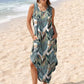 🌊 LIMITIERT: 49% RABATT! 🔥 Damen Sommerkleid – Locker, Ärmellos mit V-Ausschnitt & Taschen für Strand & Freizeit 👗