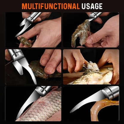 📢📢50% OFF !! ⏰ 5 in 1 multifunctional shrimp line fish maw knife