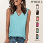👕 LIMITED-TIME 50% RABATT! ✨ Damen V-Ausschnitt Tanktop – Ärmellos, Locker, Figurformend ☀️