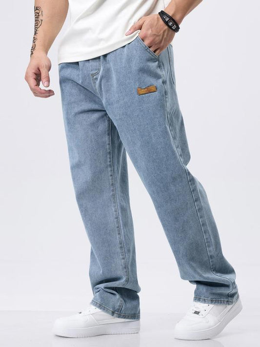 💎 -50% AUF LOCKERE JEANS! 💎 Herren Weites Bein: Bequemer Sitz & Robustes Denim für Streetwear 👖🔥