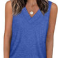 👕 LIMITED-TIME 50% RABATT! ✨ Damen V-Ausschnitt Tanktop – Ärmellos, Locker, Figurformend ☀️