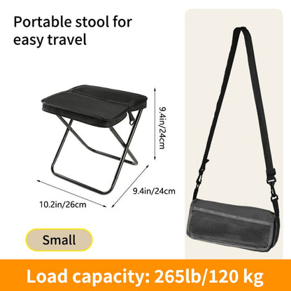 💎 50% ULTRALEICHTER KLAPPHOCKER! 💎 Trägt 120kg & Passt in jeden Rucksack: Der perfekte Begleiter für Camping & Angeln