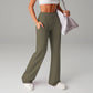 👖 LIMITED-TIME 50% RABATT! ✨ Lockere Damen Hose – Weitbein, Hoher Bund, Bequem 🍁
