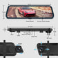 🚗 LIMITED-TIME 50% RABATT! 📹 10-Zoll-Dashcam & Rückfahrkamera – 1296P HD, Dual-Kamera, Touchscreen 🎥