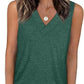 👕 LIMITED-TIME 50% RABATT! ✨ Damen V-Ausschnitt Tanktop – Ärmellos, Locker, Figurformend ☀️