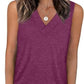 👕 LIMITED-TIME 50% RABATT! ✨ Damen V-Ausschnitt Tanktop – Ärmellos, Locker, Figurformend ☀️
