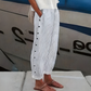 👖 50% RABATT AUF DIE GESTREIFTE HOSE! 👗✨ Bequem, atmungsaktiv & mit praktischen Taschen für den perfekten Sommer-Look 🌿