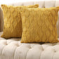 📢📢50% OFF !! ⏰Soft Plush Cushion Cover with Embroidered Geometric Diamond Pattern Minimalist Solid Color Throw Pillow Case for Sofa