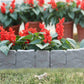 🪻 LIMITIERTES ANGEBOT: 24% RABATT! 🌿 Gartenzaun aus Kunststein – Wetterfest, Langlebig & Einfach zu Installieren 🏡