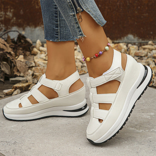 👡 LIMITED-TIME 50% RABATT! ✨ Damen Zehensandalen – Geschlossen, Luftkissen, Dicke Sohle ✨