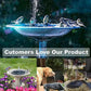💎 -50% SOLAR-SPRINGBRUNNEN! 💎 4 Düsen, Kabellos & Schwebend für Garten, Teich & Vogelbad