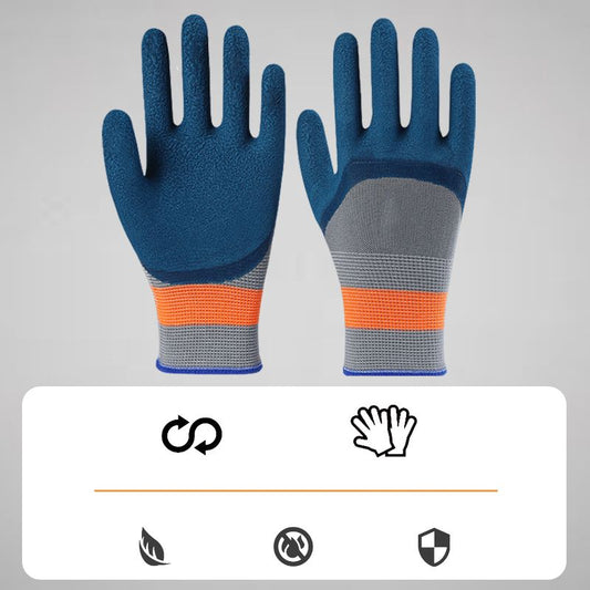 📢📢50% OFF & In Stock⏰Wear-resistant rubber work glove（12pcs）