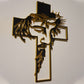 ✝️ LIMITIERTES ANGEBOT: 50% RABATT! 🏠 Jesus Kreuz Metall-Wanddekoration – Handwerkskunst aus Eisen, Spirituelle Inspiration ✨