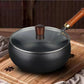 🍳🔥 LIMITIERTES ANGEBOT: 50% RABATT! Schwerer Gusseisentopf (unbeschichtet) – Robust, vielseitig & ideal für langsames Schmoren, Braten & Backen ✨