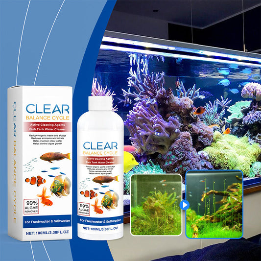 💎 40% RABATT! 💎 Leistungsstarker Aquarium-Reiniger – Entfernt Schlamm, Algen & Trübungen, Sicher für Fische & Pflanzen 🐟✨