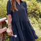 👗 LIMITIERTES ANGEBOT: 50% RABATT! ✨ Damen-Minikleid mit V-Ausschnitt & Rüschen – Lässig, Atmungsaktiv & Vielseitig für Jeden Anlass 💃