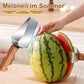 🔥 50% RABATT! 🔪 Multifunktionales Obstmesser aus Edelstahl – Wassermelone, Melone, Apfel, Sichere Schneidetechnik 🍈
