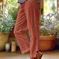 💎 -50% AUF DIE DAMEN-GERADE Hose! 💎 Bequemer Elastikbund, Hochwertige Baumwolle & Vielseitig für Jeden Look👖✨