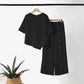💎 -50% AUF 2-TEILIGES SET! 💎 Asymmetrisches Top & Weite Hose mit Knopf-Detail für Beruf & Freizeit 👖✨