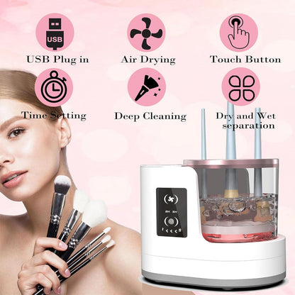✨ LIMITED-TIME 50% OFF ✨3-in-1 Electric Makeup Brush Cleaner