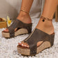👡 LIMITED-TIME 50% RABATT! ✨ Nieten-Keilsandalen – Ortho, Atmungsaktiv, Elegant ✨