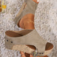 👡 LIMITED-TIME 50% RABATT! ✨ Nieten-Keilsandalen – Ortho, Atmungsaktiv, Elegant ✨