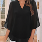 👗 50% RABATT AUF DIE CHIFFON-BLUSE! ✨ V-Ausschnitt & Blumenärmel für leichte Eleganz im Frühling 🌸