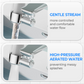 💎 57% RABATT! 💎 Universelles, um 720° drehbares Wasserhahn-Filterdüsen-Set – 2 Strahlmodi, Großer Filterkern & Werkzeuglose Installation 💧🚰