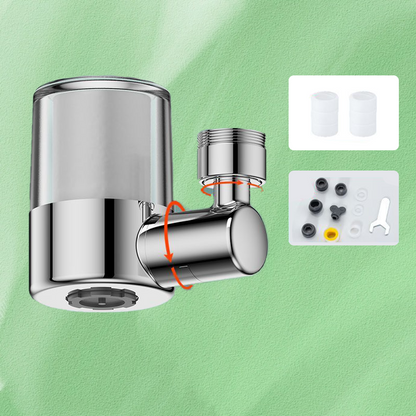 💎 57% RABATT! 💎 Universelles, um 720° drehbares Wasserhahn-Filterdüsen-Set – 2 Strahlmodi, Großer Filterkern & Werkzeuglose Installation 💧🚰