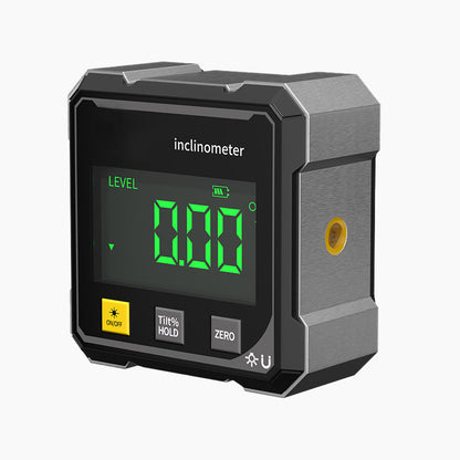 📐 LIMITIERTES ANGEBOT: 50% RABATT! 🧲 4-seitiger digitaler Winkelmesser – Mit Laser, 360° Magnethalterung & Dualmodus ✨