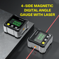 📢📢50% korting!!!  4-zijdige digitale magnetische hoekmeter met laser