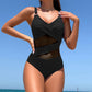 💎 50% RABATT! 💎 Damen-Badeanzug mit Mesh-Einsätzen – Formbetont, Schnelltrocknend & Mit Verstellbaren Trägern 🌊👙